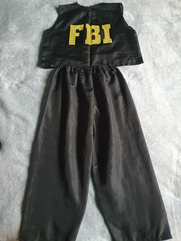 Kostium agenta FBI strój przebranie na bal karnawałowy 98cm/104cm