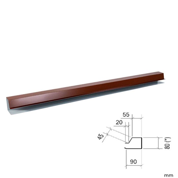 Remate lateral telhado sandwich