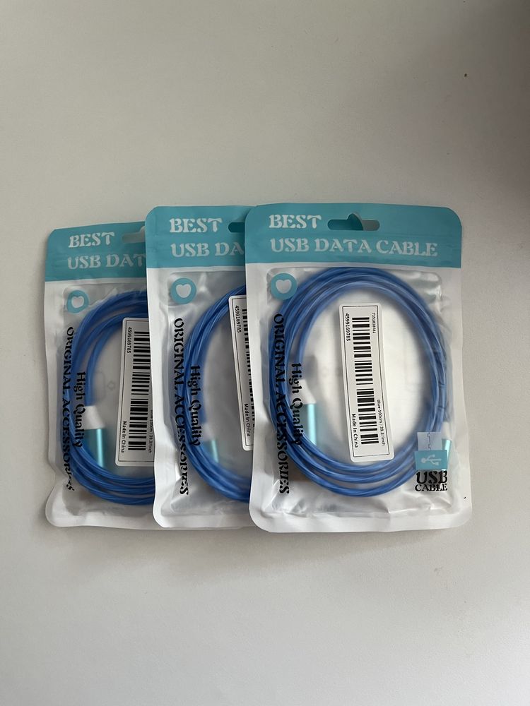 Swiecacy kabel usb typ