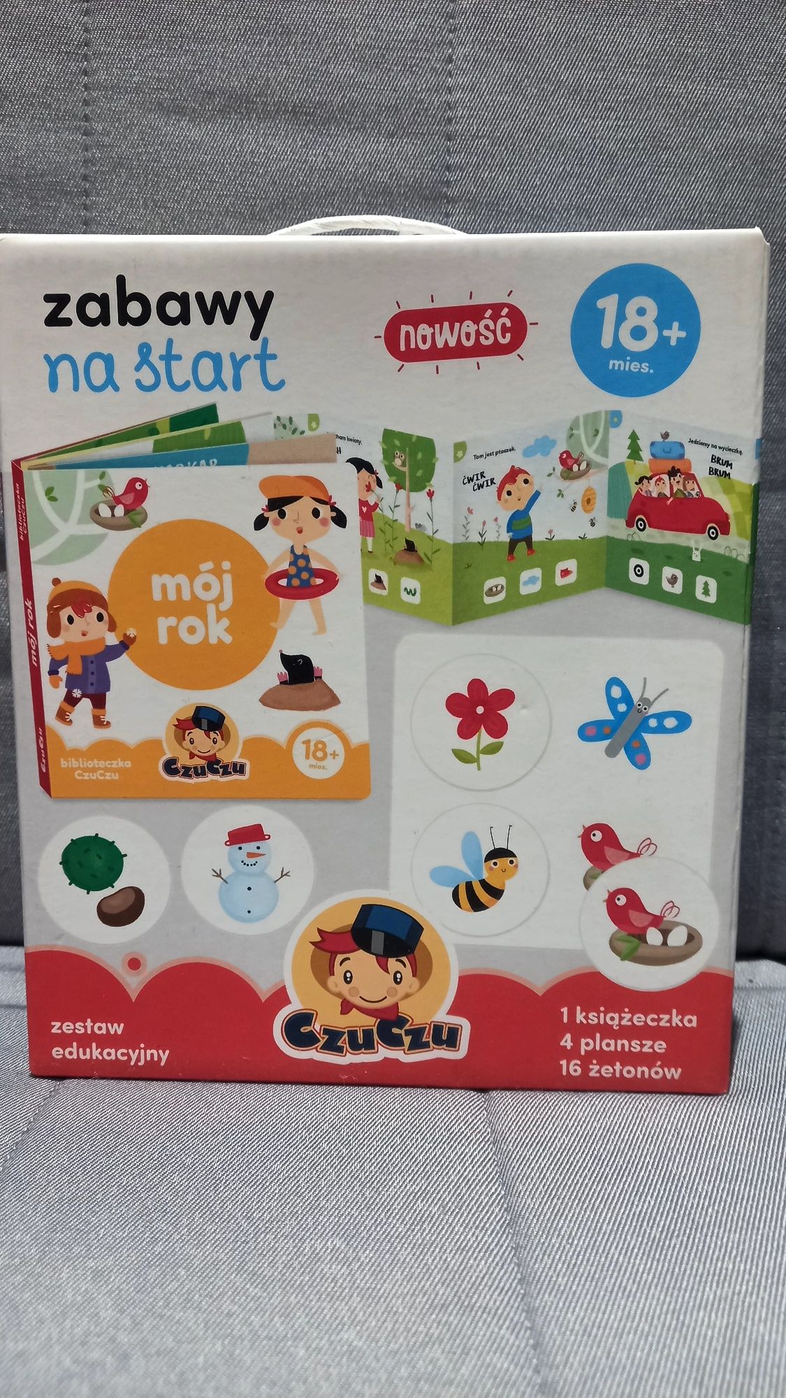 Zestaw edukacyjny dla dwulatka mÓj Rok Prezent  18m+ .Nowe