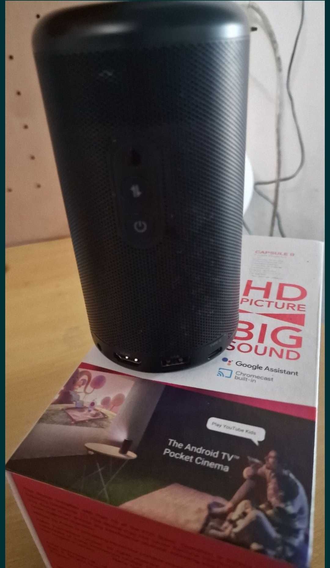 Mini Projetor HD NebulaCápsula II | Portatil c/ bateria