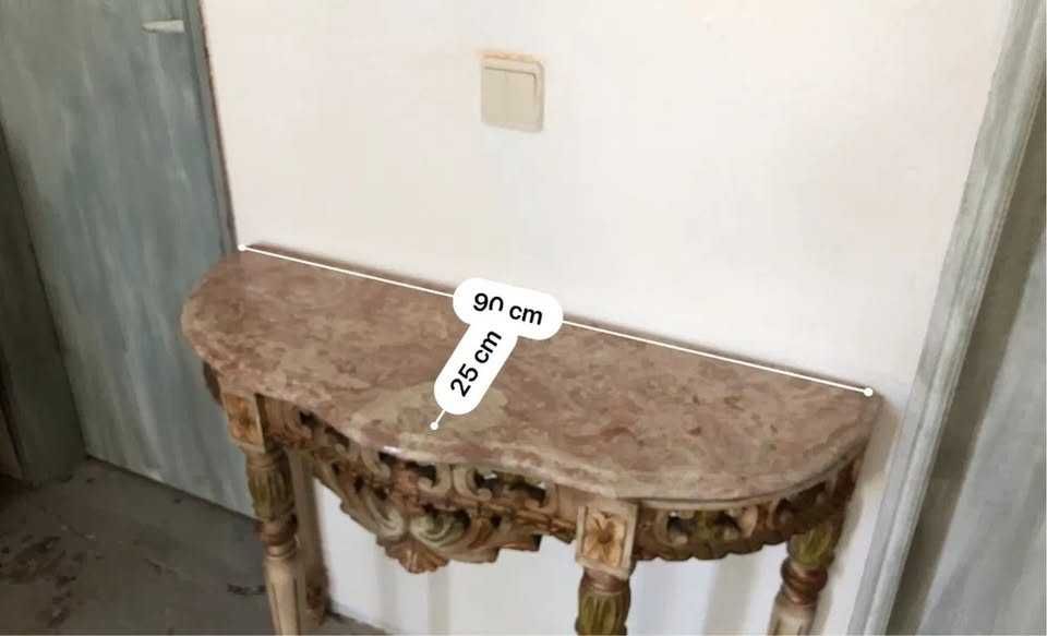 Credência e Espelho, medidas nas fotos.