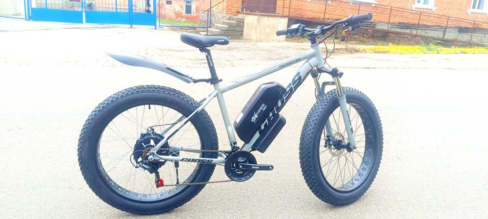 Мощный электрофетбайк 1200w,48v, 21ah.Доставка бесплатно!