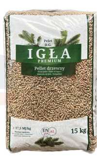 Pelet Igła Premium, certyfikat, lider na rynku, sprawdzony produkt