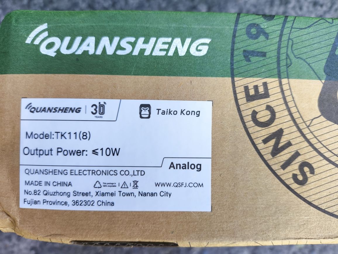 Quansheng tk11 (8) radiotelefon walkie talkie radio HF