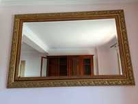 Espelho grande decorativo com moldura, como novo!