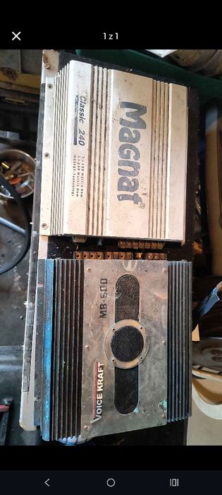 2 wzmacniacze samochodowe