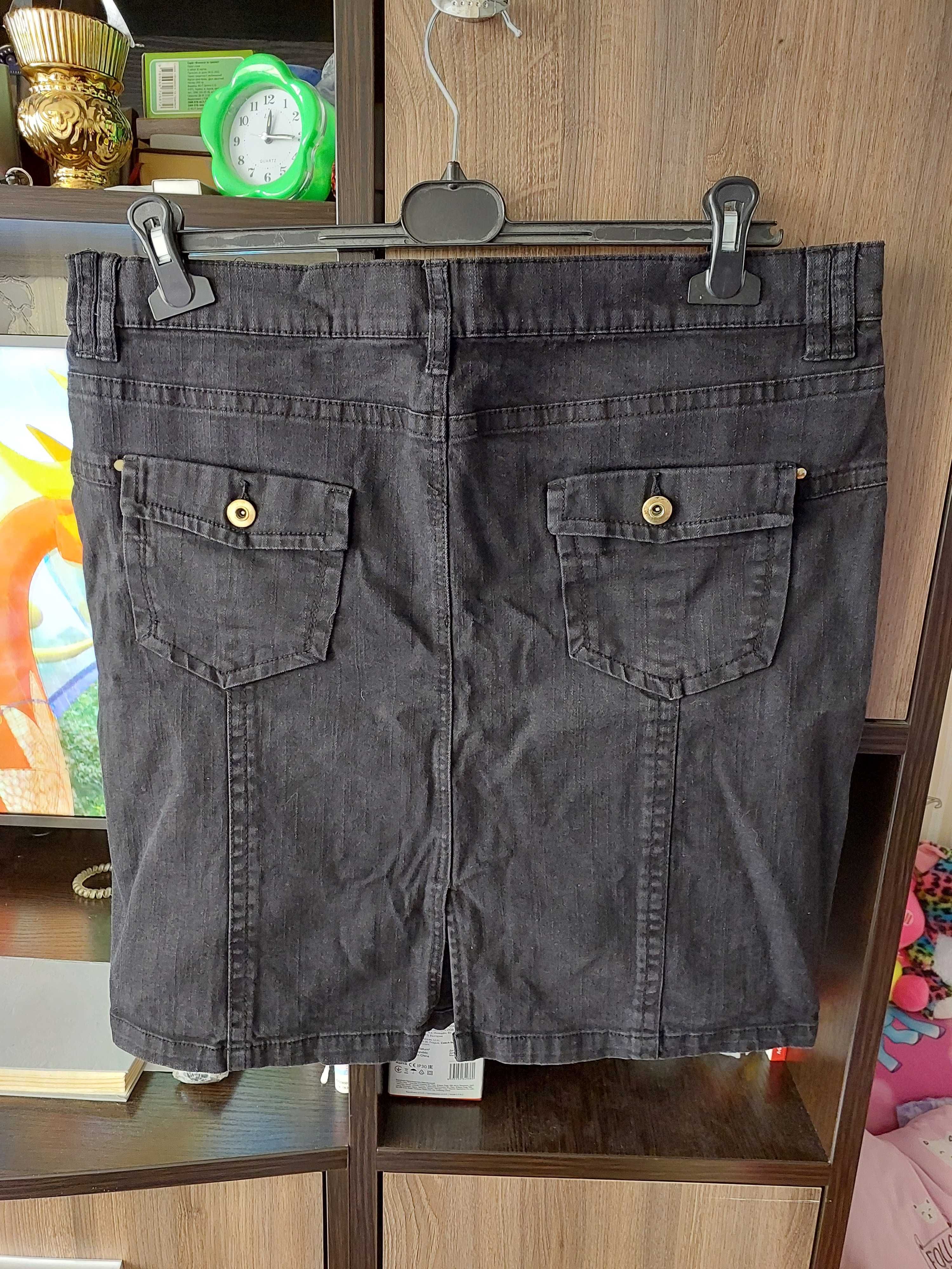 Юбка женская джинсовая,модная,размер-52