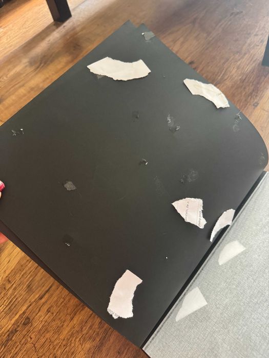 Elegancki, duży, czarny album na zdjęcia, ala segregator, A4