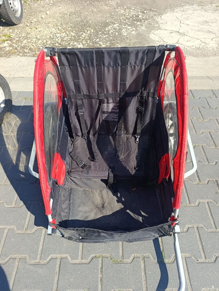 Przyczepka rowerowa riksza wózek rowerowy do roweru