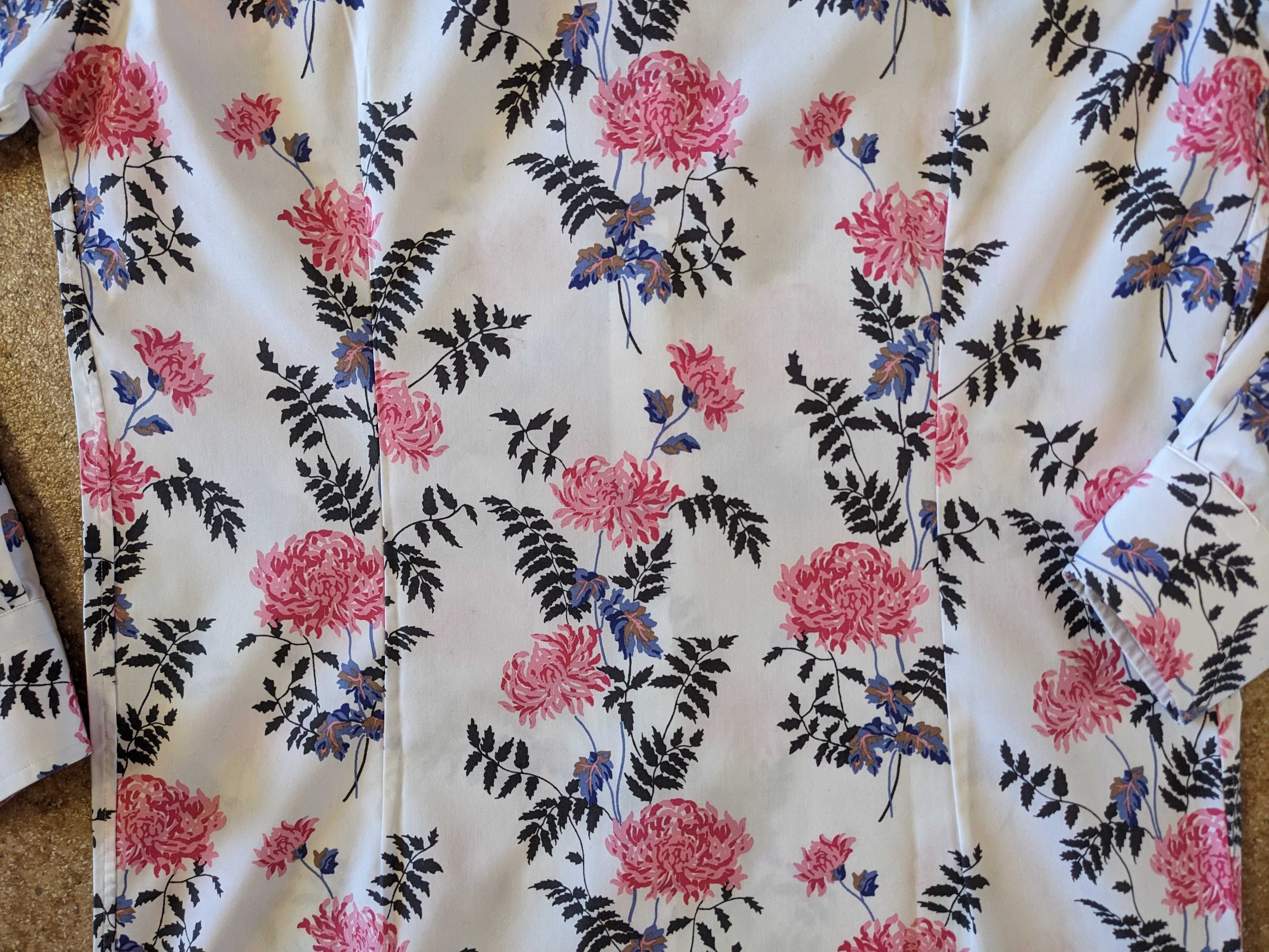 Рубашка Eton с цветочным принтом (Размер 39)