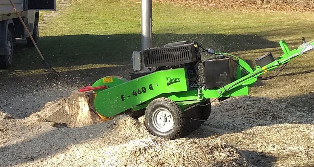 Usuwanie / frezowanie pni / usługi rębakiem / Przycinanie Drzew / wyci