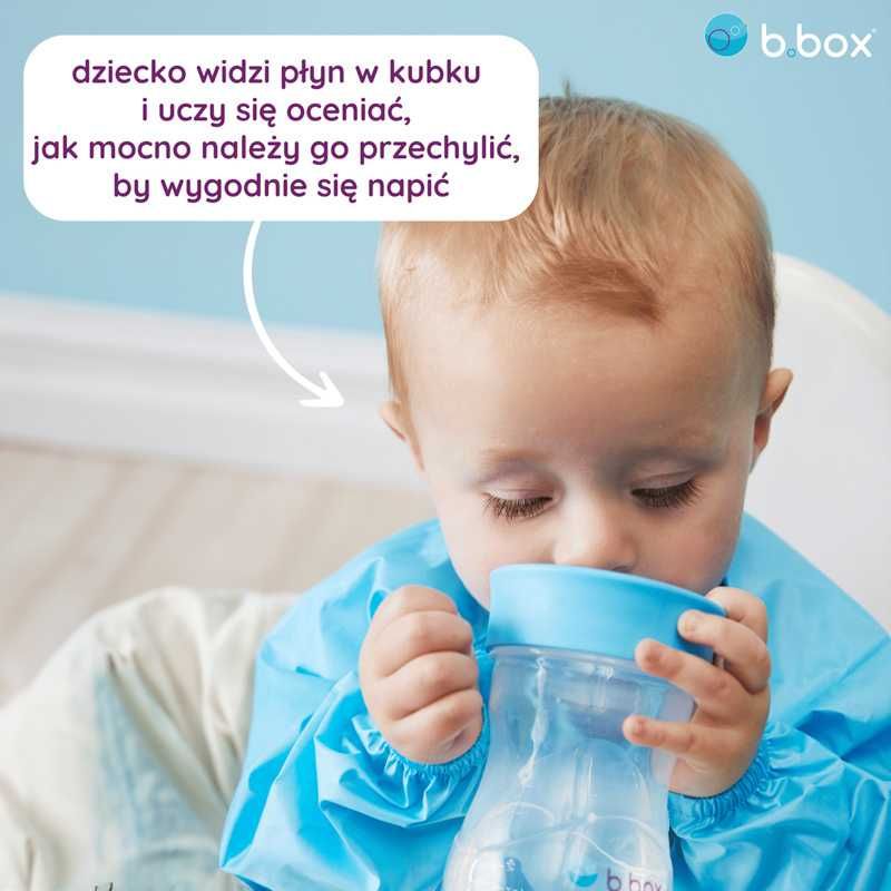 Kubek treningowy b.box błękitny kubeczek dla dziecka 240 ml