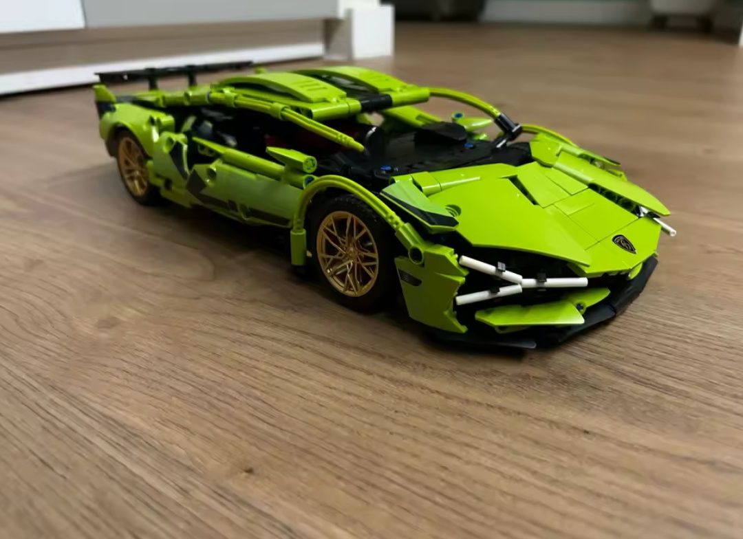 Klocki Lamborghini Sian 1280 elementów Techniczne