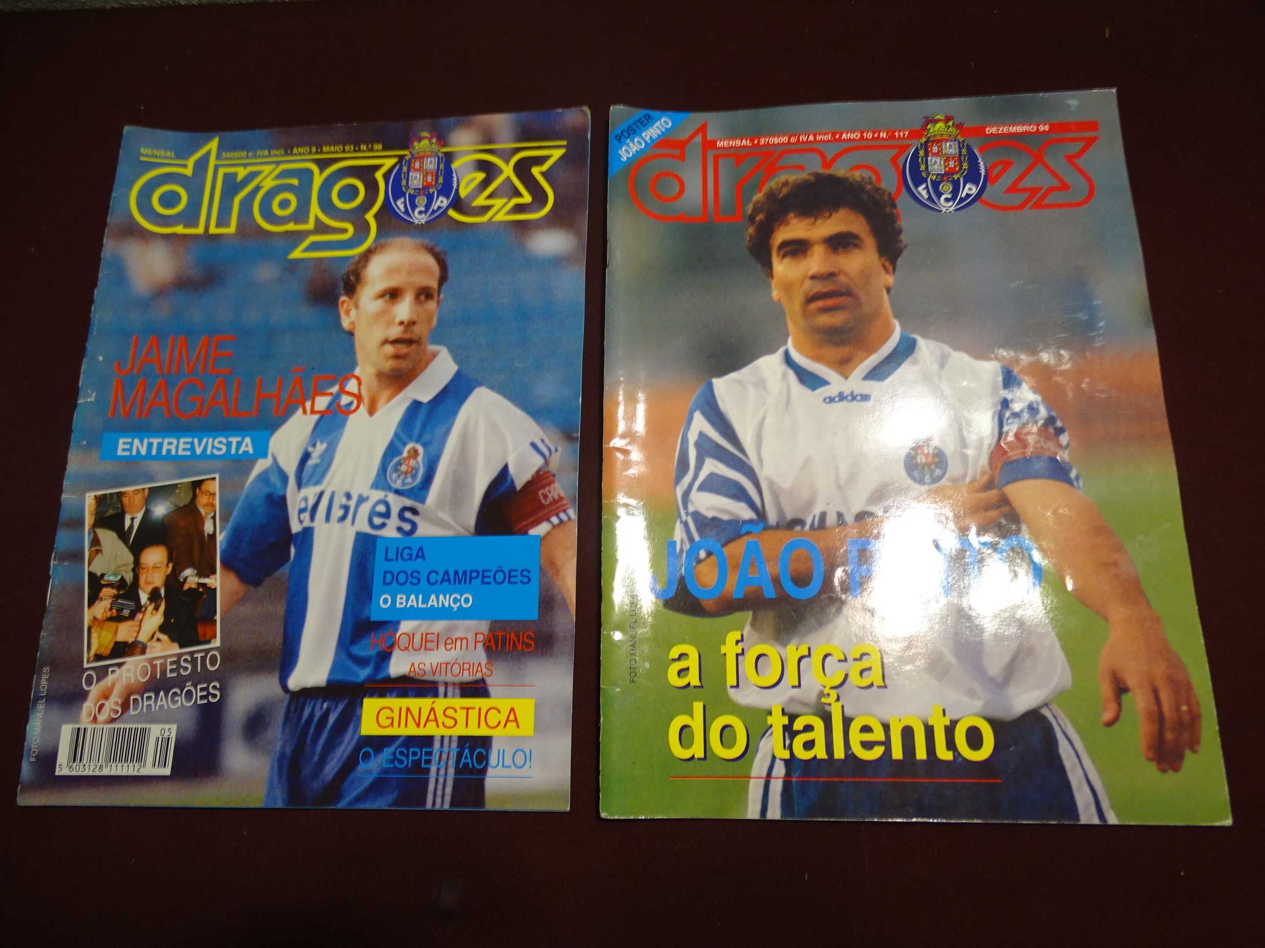 Dragões-Lote de 14 Revistas antigas em bom estado