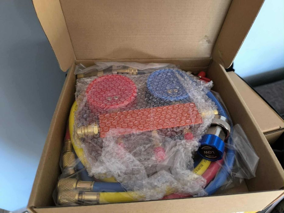 Pompa próżniowa 100L/min 1-stopniowe zestaw do układów klimatyzacji