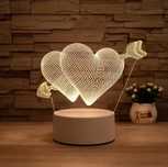 Nowa lampka nocna 3D na USB, albo baterie!