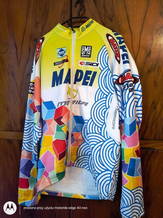 Bluza rowerowa Mapei SMS Santini. Jesienno Zimowa
