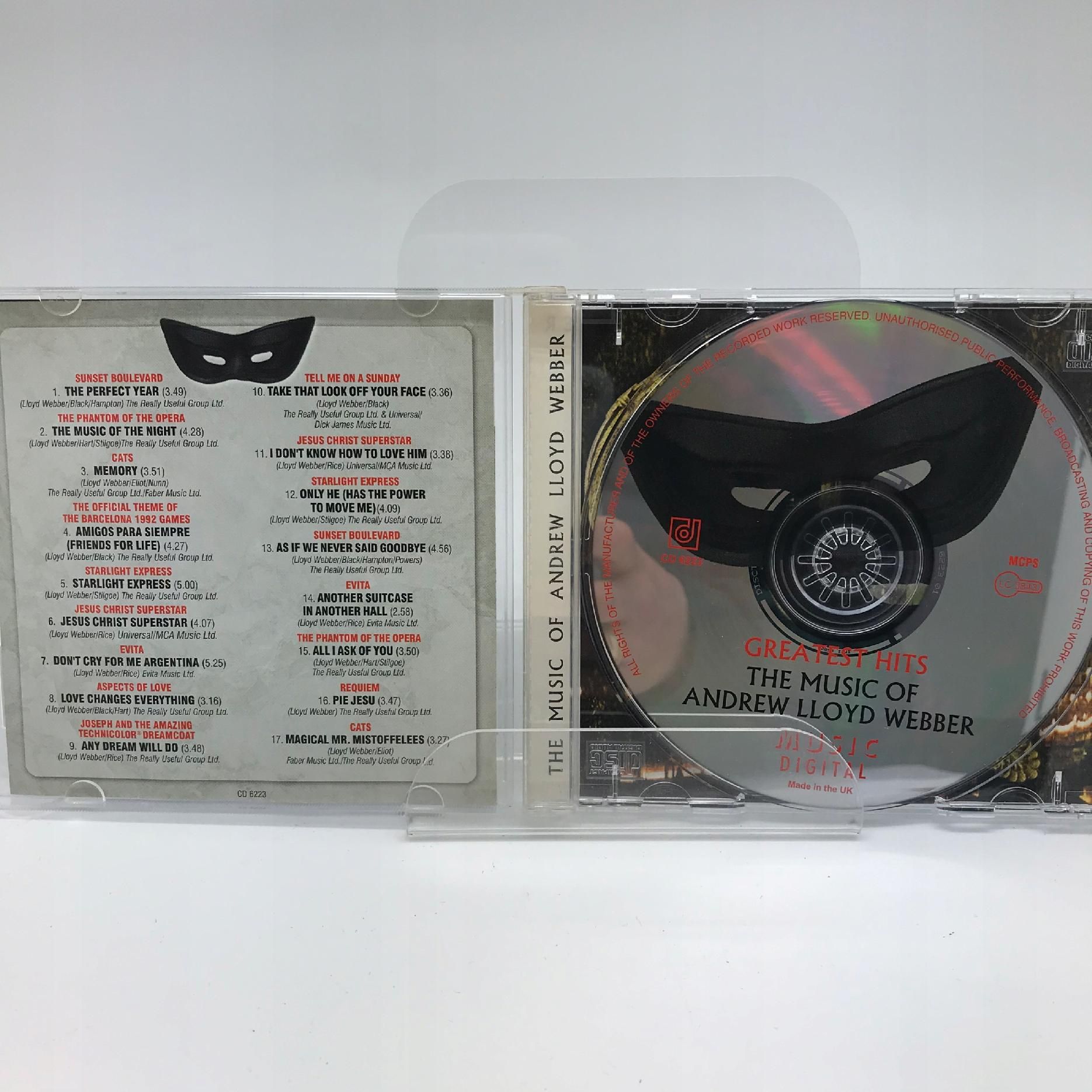 Cd - Various - The Music Of Andrew Lloyd Webber