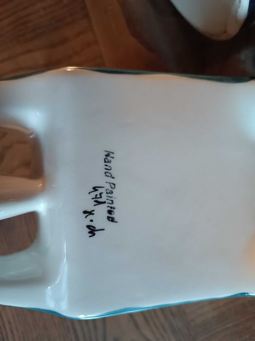 Ceramiczny komplet ozdobny