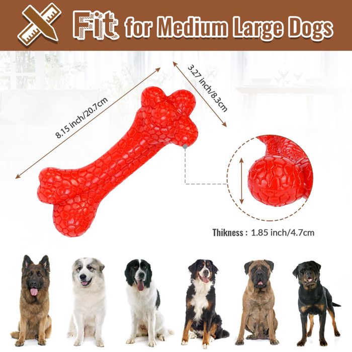 CVALIN Zabawka dla psa do żucia, kość