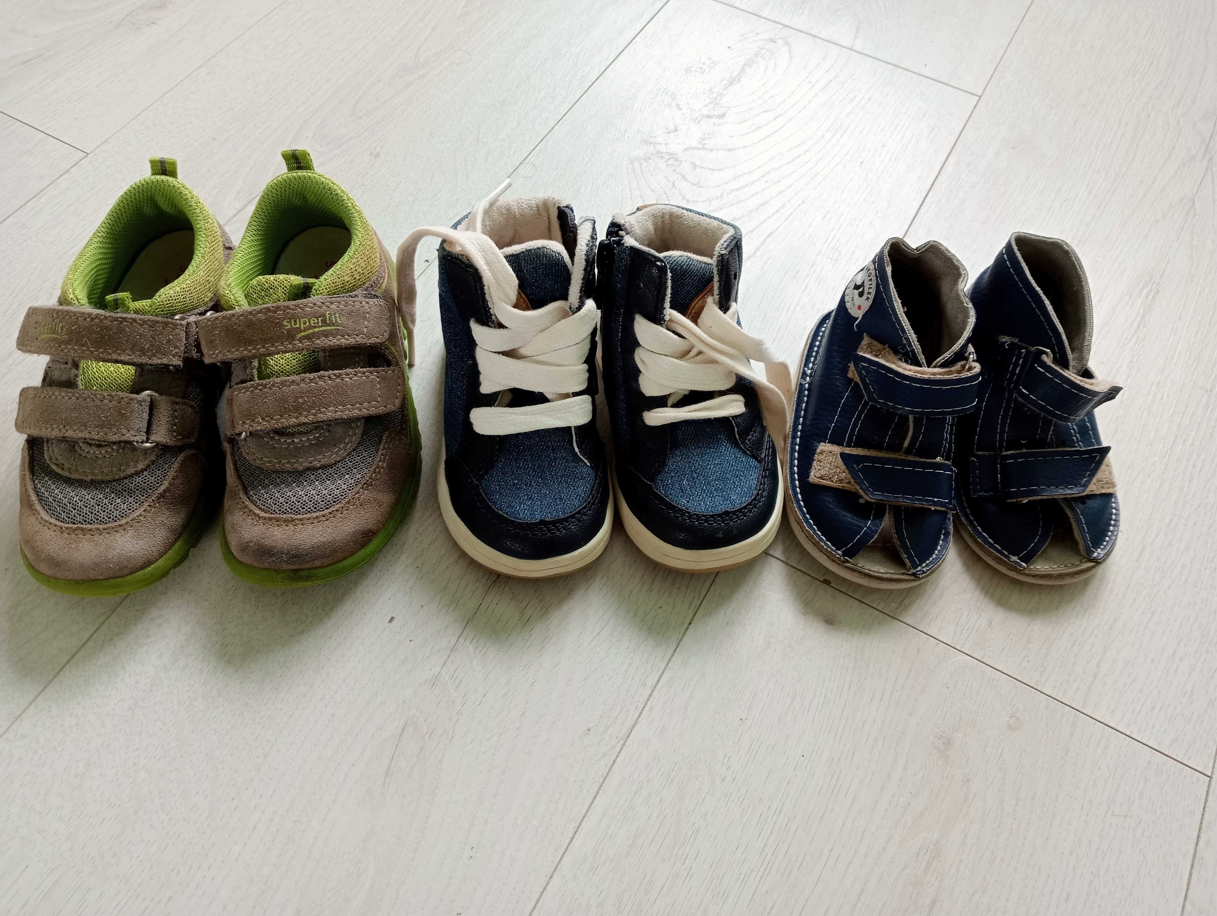 Sandałki i buciki dla chłopca