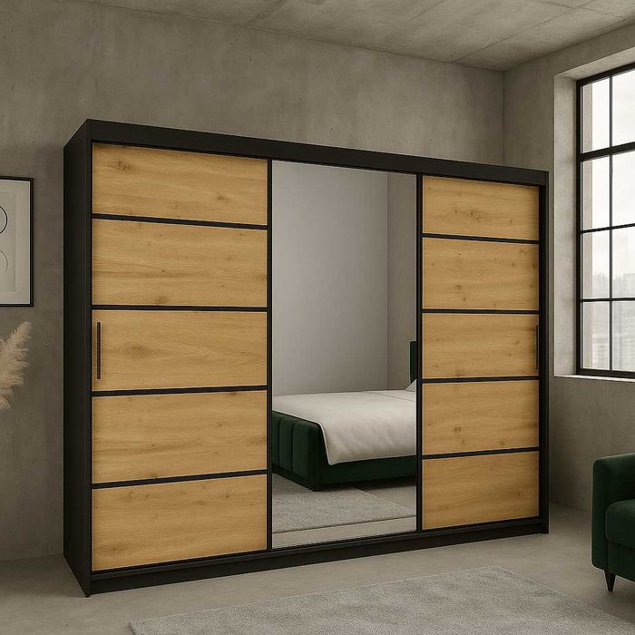 Szafa RIO 180 CM Dąb artisan! PROMOCJA! Szybki czas realizacji  !