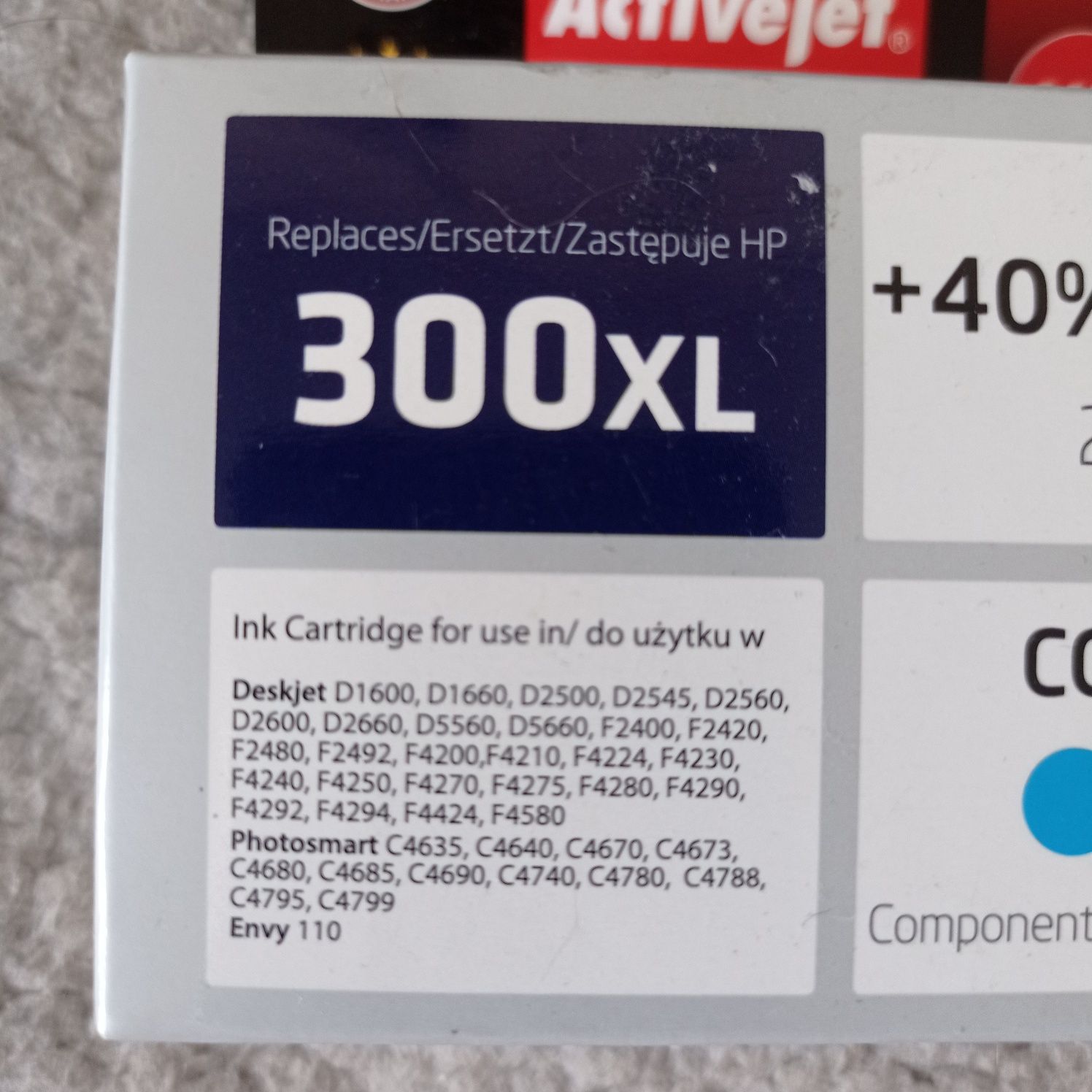 Zestaw tuszy do drukarki Activejet 300XL kolor