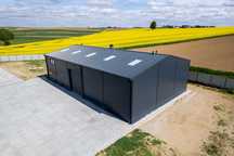 Hala Ocieplana 16x25x5,5m + Biuro Magazynowa Magazyn PIR Stalowa 400m2