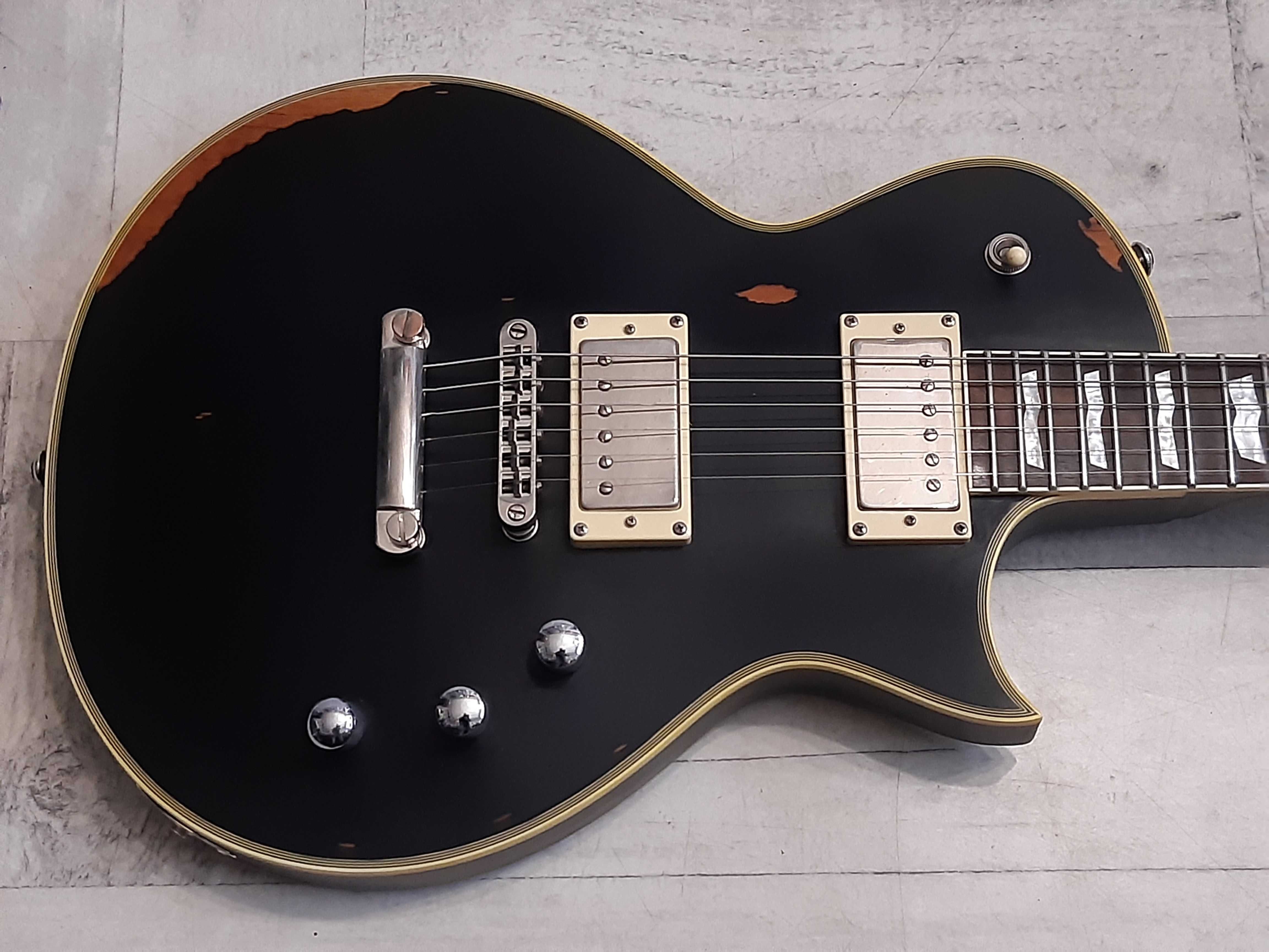Super Gitara Les Paul-ESP LTD EC-256-Black Relic -wysyłka Free-zamiana