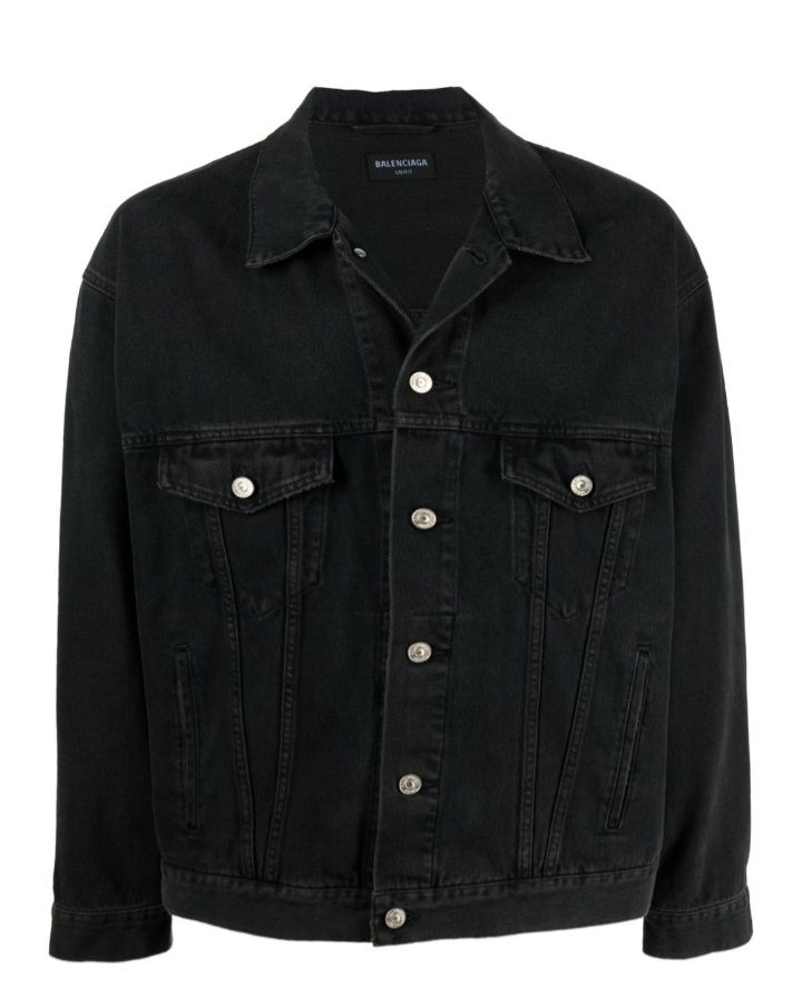 Balenciaga оверсайз куртка джинсовая джинсовка 50-54р.