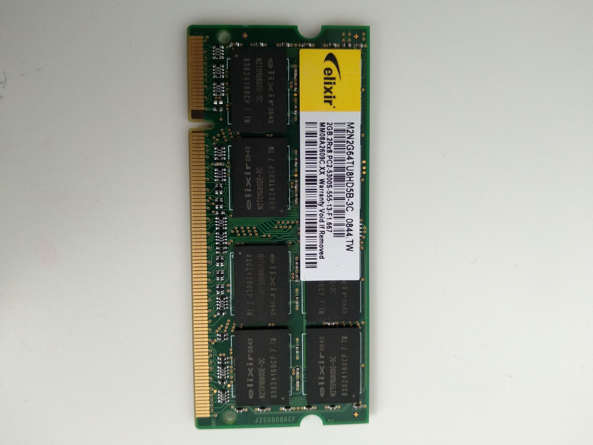 Memória RAM 2GB PC2