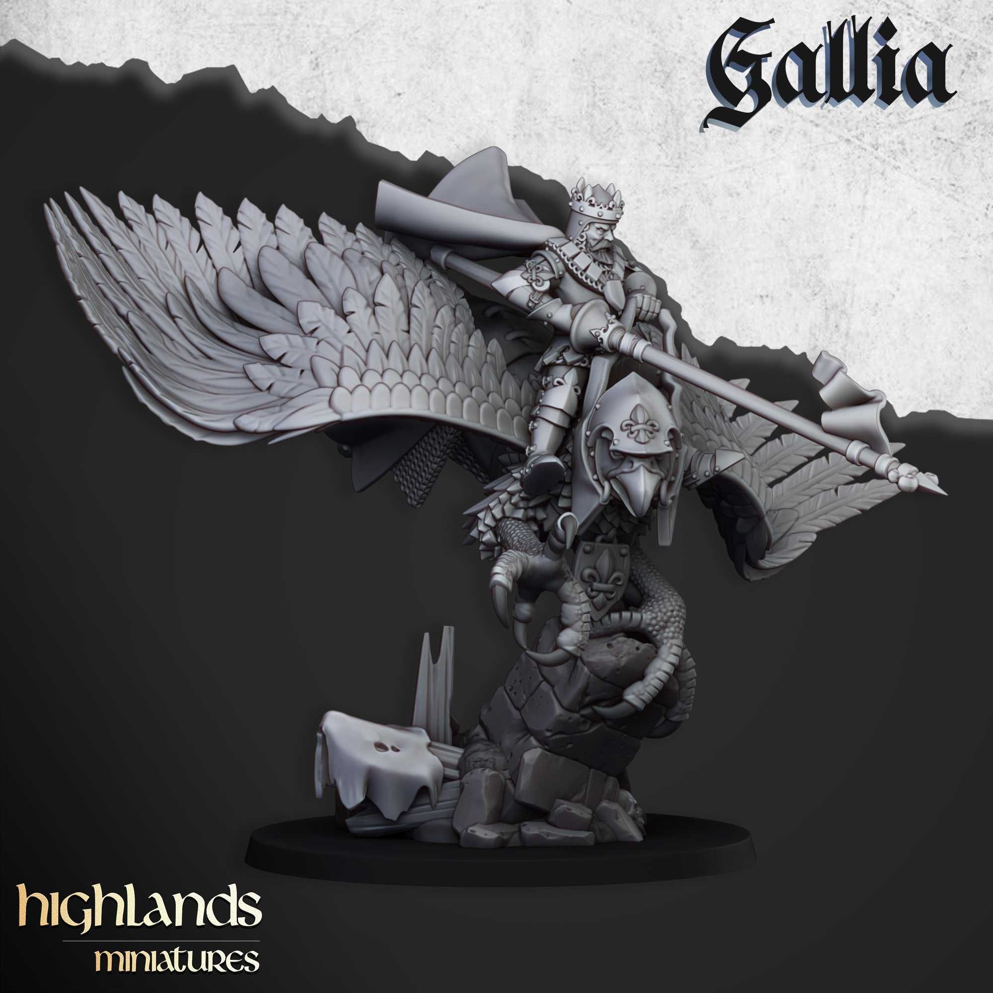 Robert the Gallia on Hippogryph - WFB ToW AoS - Highlands x1