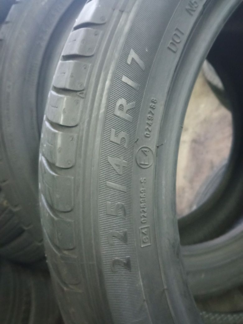 Dunlop SP SportFastrespons 225/45 R17 91W Літні шини б/у (склад європа