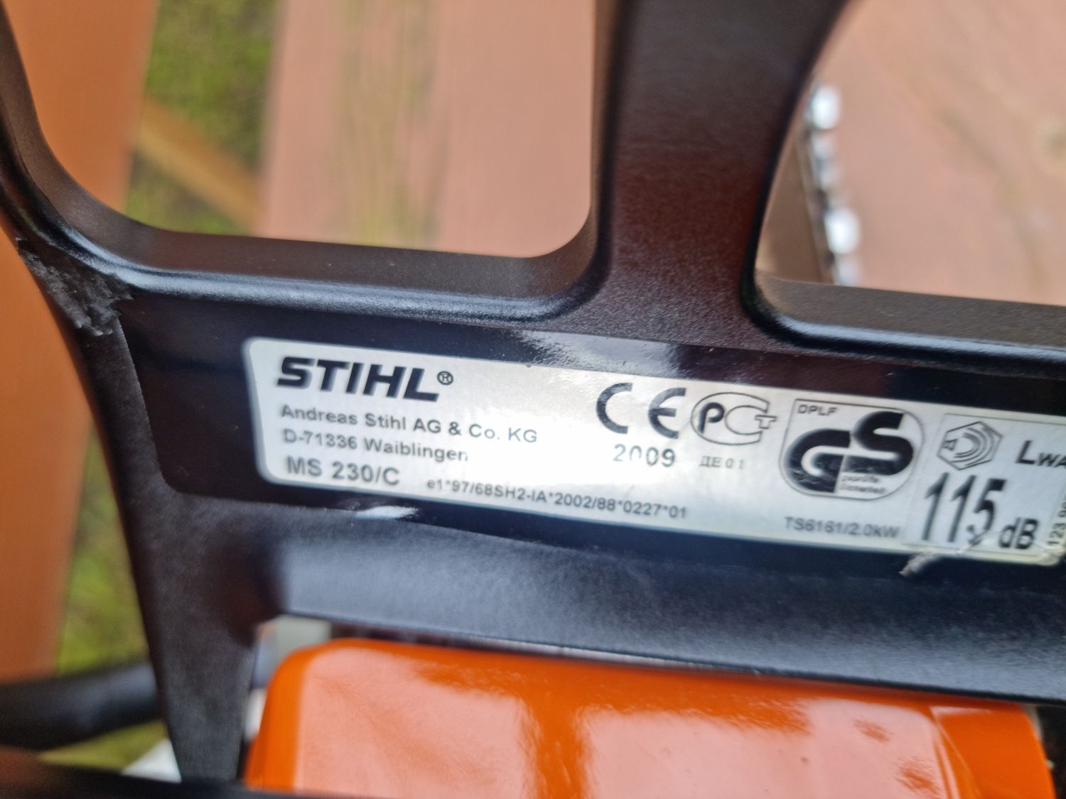 Piła spalinowa Stihl MS 230c 2.7km Raty Serwis