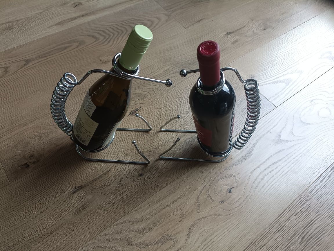Stojak na wino metalowy 2 sztuki