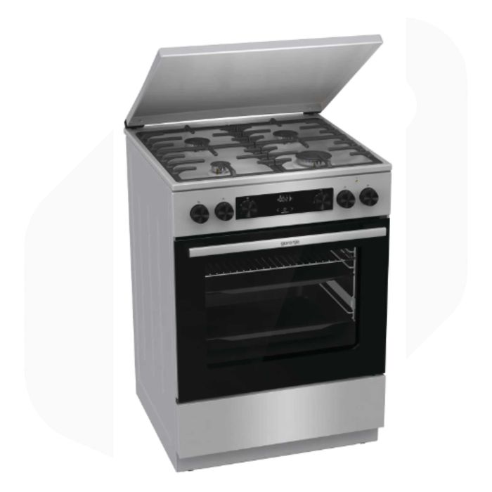 Kuchnia gaz-elekt Gorenje GKS6C71XF 60cm 71L AirFry Inox OUTLET 12LG26