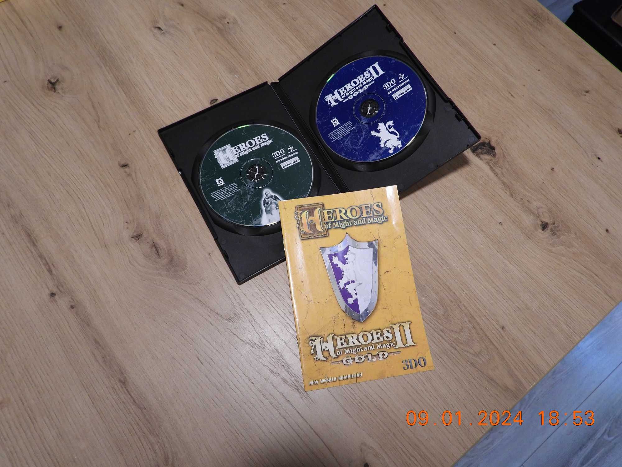 Heroes of Might And Magic I i II - GOLD Edition. PL PC