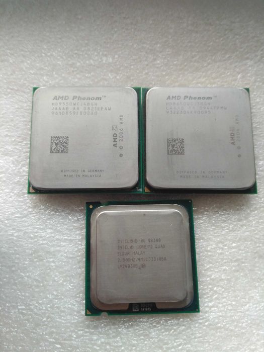 Процесори 4 ядерні на socket AM2/AM2+, socket 775