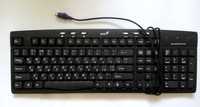 Клавиатура Genius KB-200 Black PS/2 рабочая в хорошем состоянии