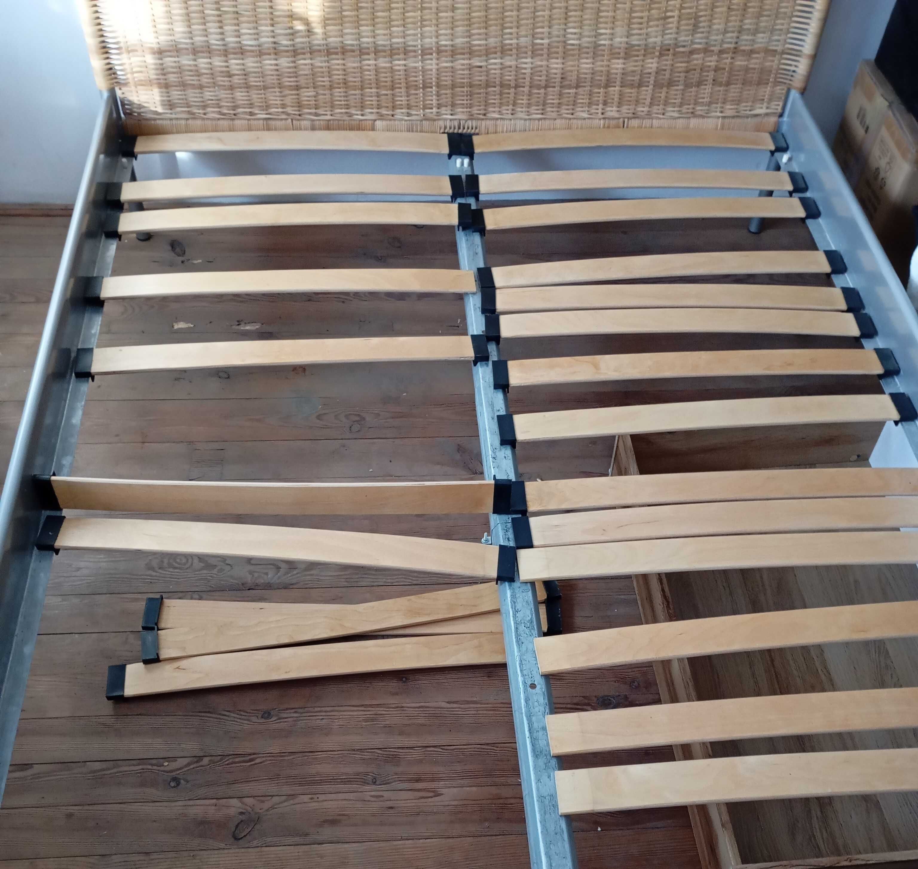Łożko IKEA Sundnes ze stelażem 140x200