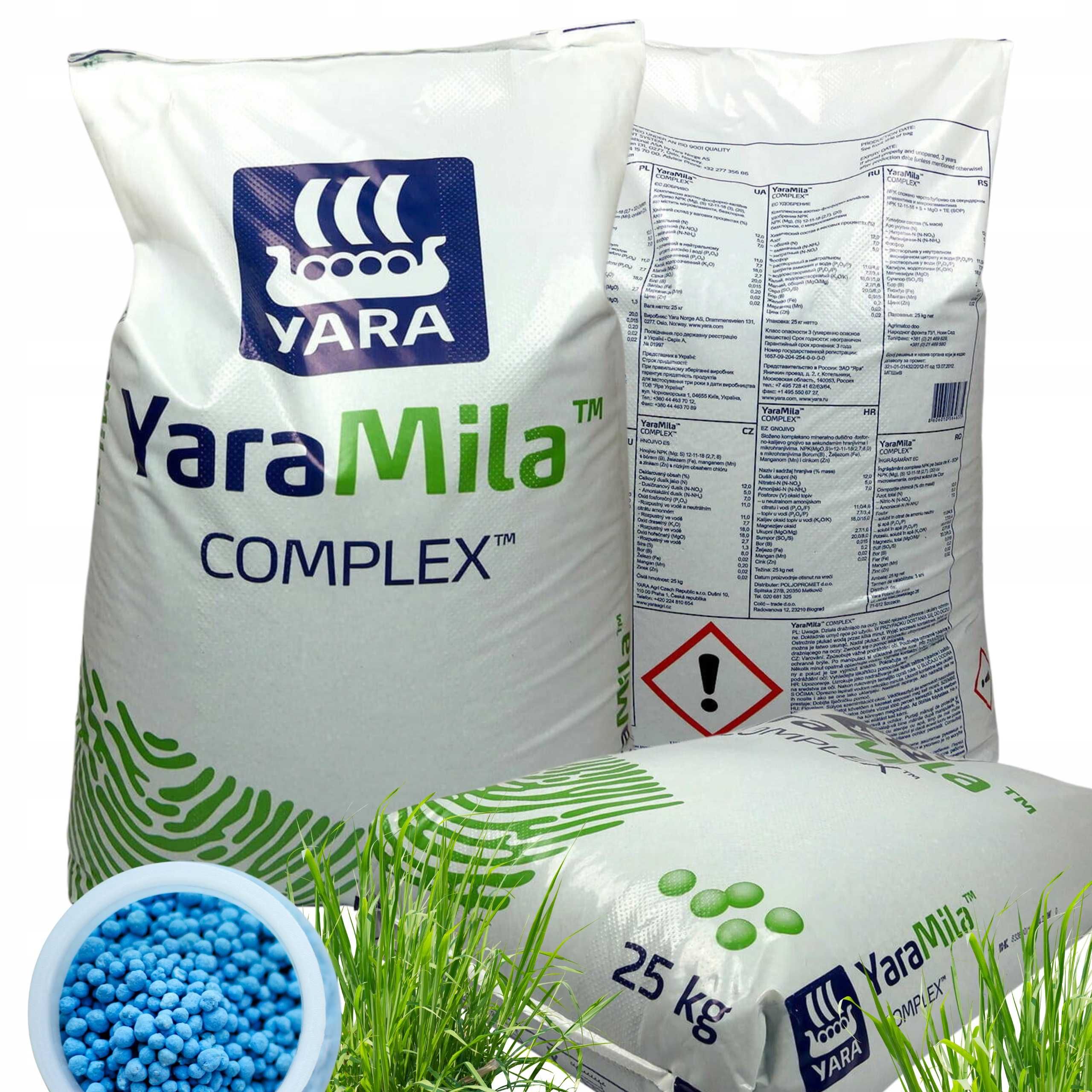 YARA MILA Complex - hydrokomplex - Oryginalne opakowanie 25kg z dostaw