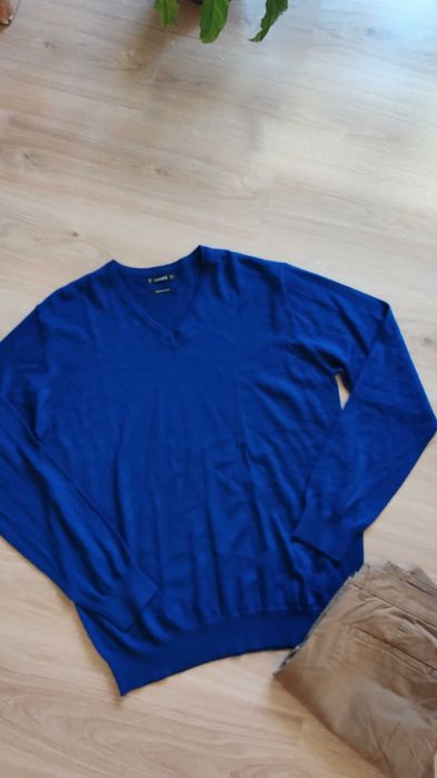Sweter męski wełna merino Dunnes
