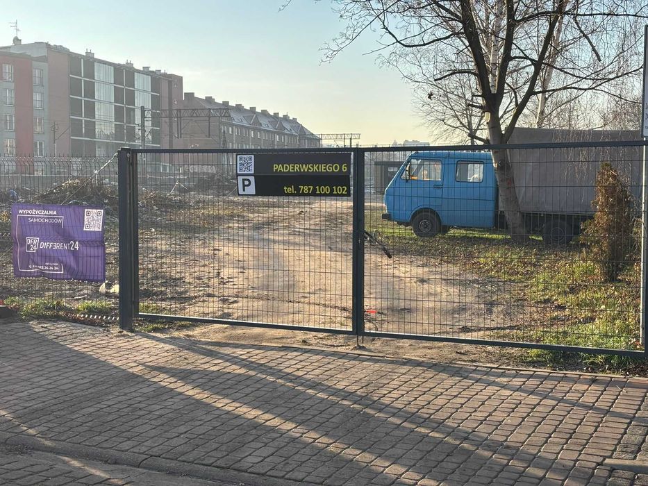 parking, plac składowy, baza sprzętowa Katowice Paderewskiego 6