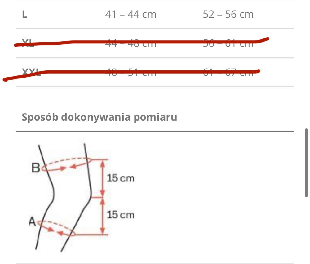 Stabilizator / orteza stawu kolanowego Ottobock 8359 roz. L