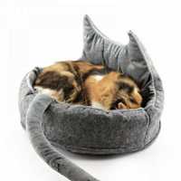 Лежак для кота с подушкой