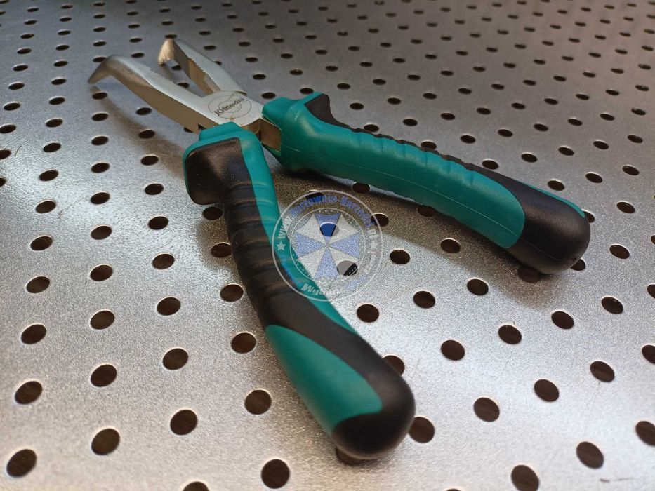 Szczypce wydłużone odgięte 200mm Cr-V JOBIextra szczypce 200mm