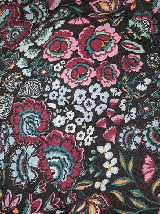 Vestido comprido estampado Springfield