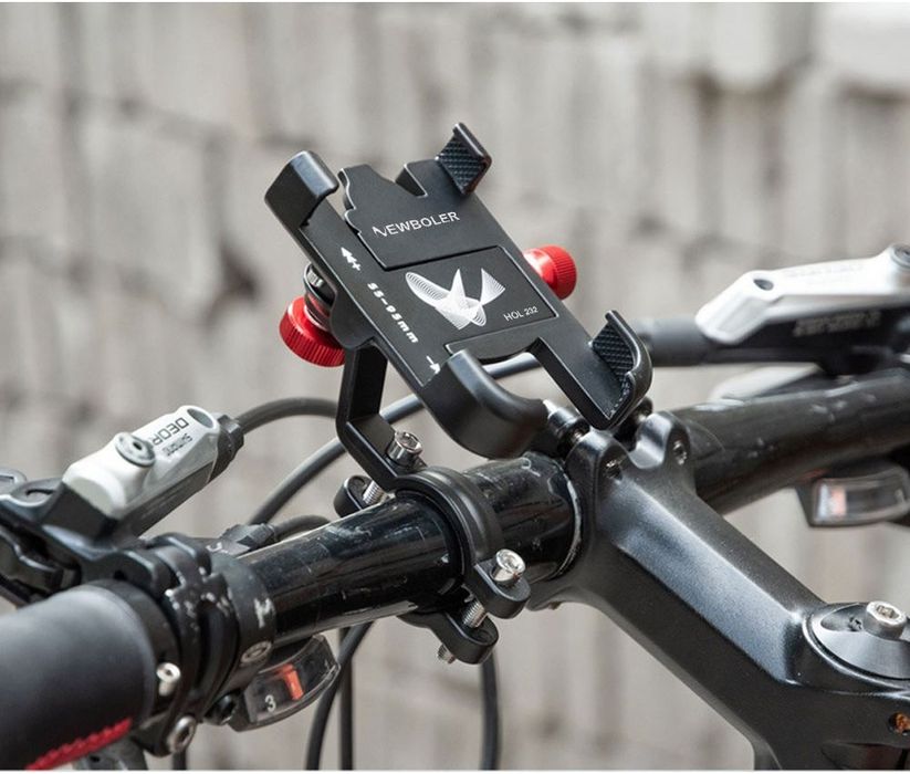 Велодержатель телефона 360°, алюминий. Вело, мото, самокат