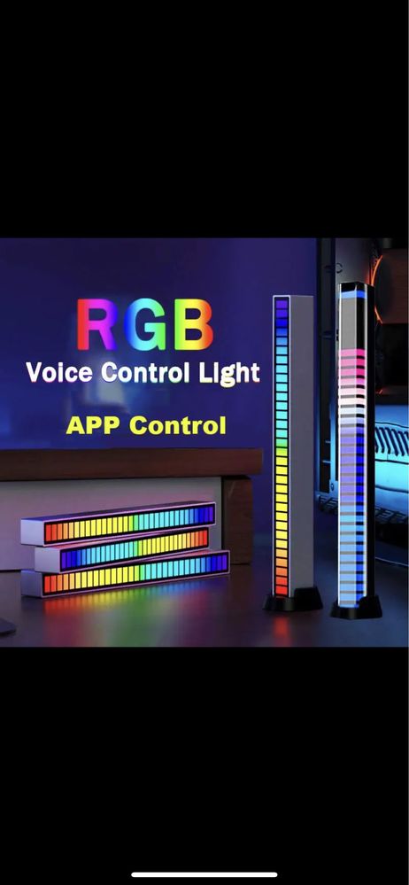 Светодиодный фонарь лампа подсветка RGB на USB